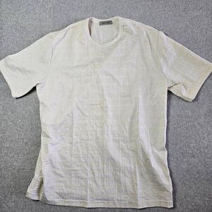 Bernini Vintage Graphic Letter ALL Over T shirt 3XL Made In USA Color OFF WHITE